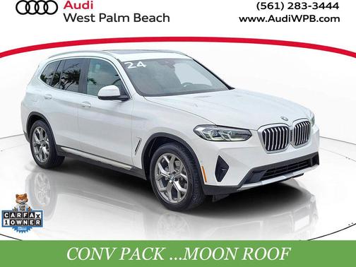 Alpine White 2024 BMW X3 sDrive30i