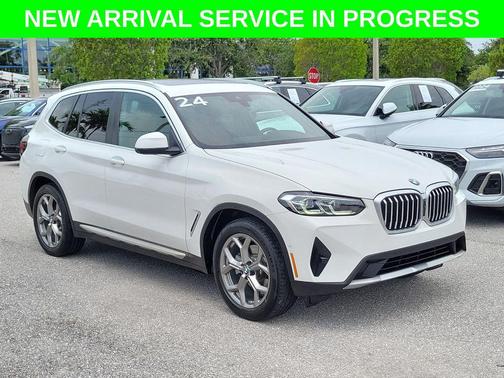 Alpine White 2024 BMW X3 sDrive30i