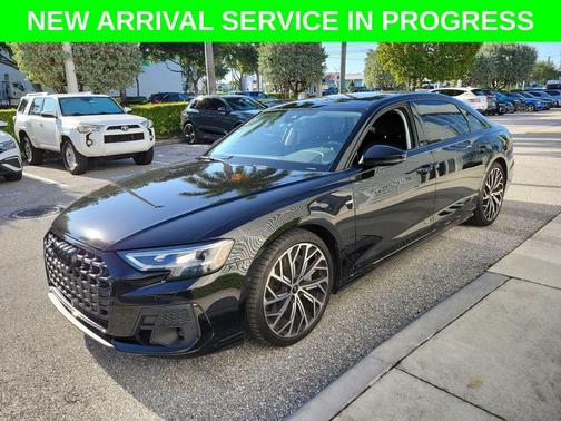 Black Metallic 2023 Audi A8 L 55 TFSI quattro Tiptronic