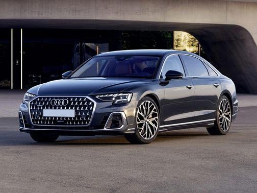 Black Metallic 2023 Audi A8 L 55 TFSI quattro Tiptronic