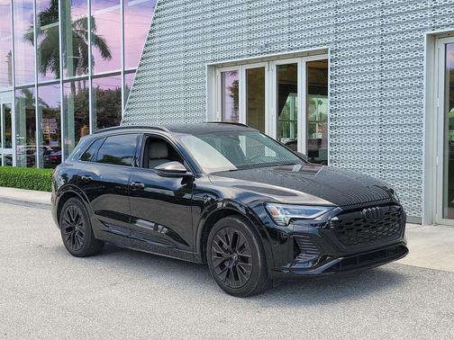 Black Metallic 2024 Audi Q8 e-tron Prestige