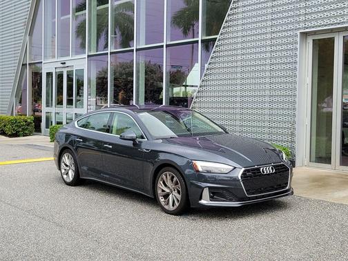 Manhattan Gray Metallic 2024 Audi A5 Sportback Premium