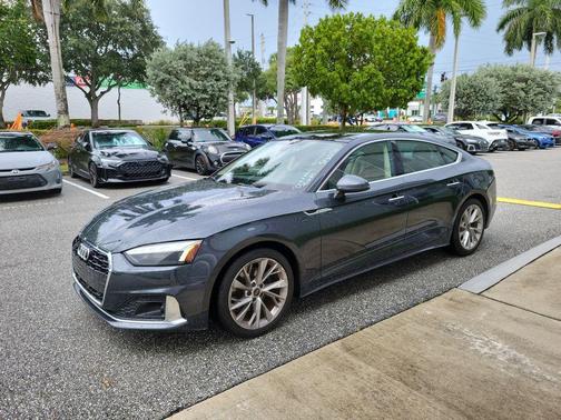Manhattan Gray Metallic 2024 Audi A5 Sportback Premium