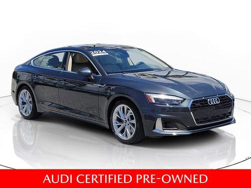 Manhattan Gray Metallic 2024 Audi A5 Sportback Premium