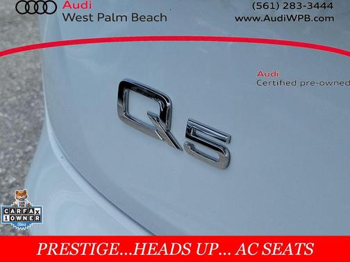 Glacier White Metallic 2024 Audi Q5 45 S line Prestige