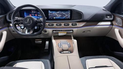 Moonlight White Metallic 2026 Mercedes-Benz AMG GLE 53 4MATIC+ Coupe
