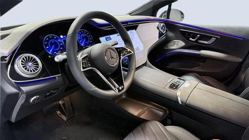Black 2026 Mercedes-Benz EQS 450 4MATIC