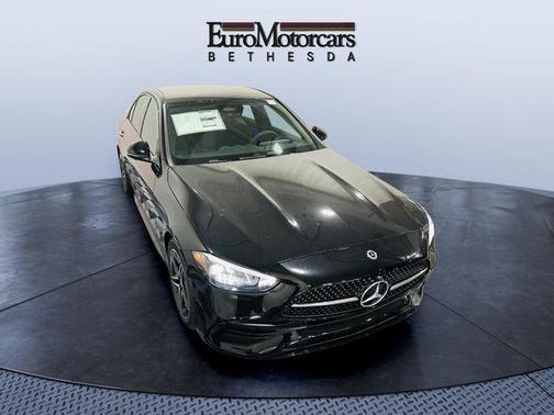 Black 2025 Mercedes-Benz C-Class C 300 4MATIC