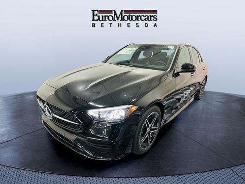 Black 2025 Mercedes-Benz C-Class C 300 4MATIC