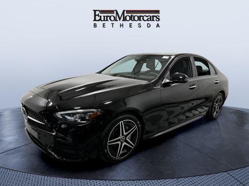 Black 2025 Mercedes-Benz C-Class C 300 4MATIC