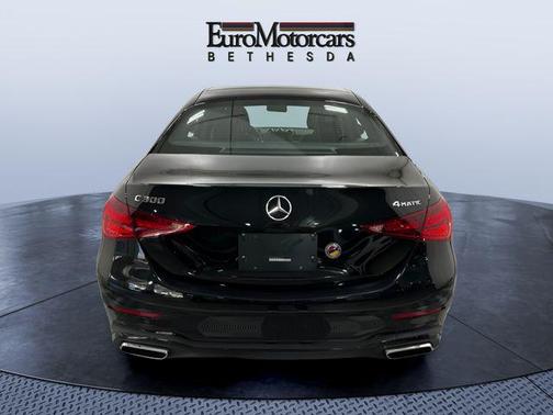 Black 2025 Mercedes-Benz C-Class C 300 4MATIC