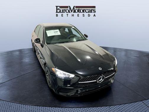 Black 2025 Mercedes-Benz C-Class C 300 4MATIC