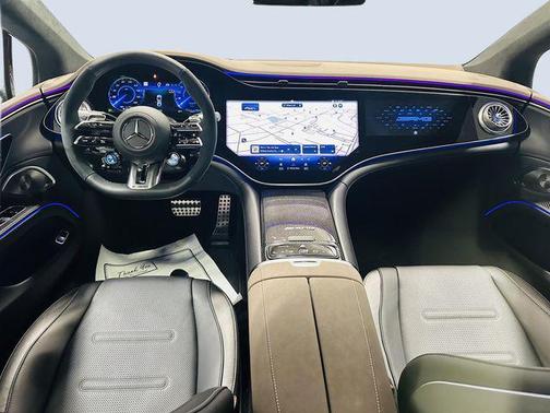 MANUFAKTUR Moonlight White Metallic 2025 Mercedes-Benz AMG EQS AMG EQS 4MATIC+ Sedan