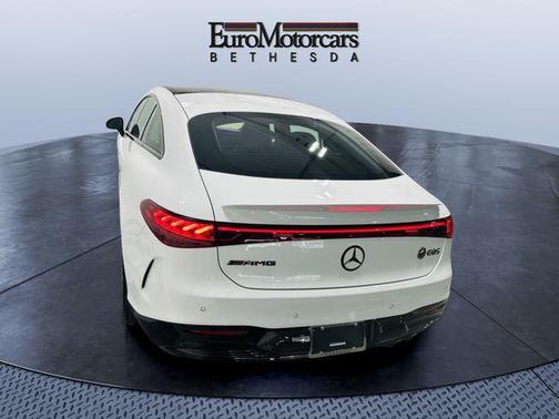 MANUFAKTUR Moonlight White Metallic 2025 Mercedes-Benz AMG EQS AMG EQS 4MATIC+ Sedan