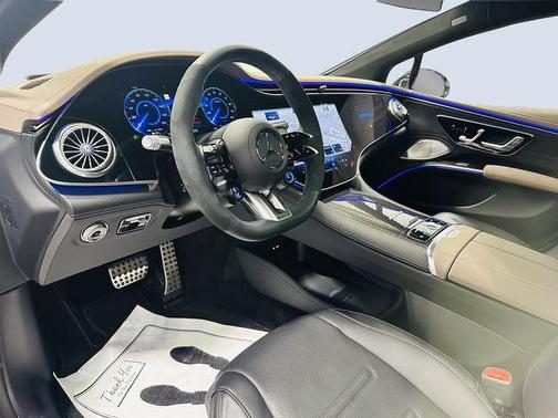 MANUFAKTUR Moonlight White Metallic 2025 Mercedes-Benz AMG EQS AMG EQS 4MATIC+ Sedan