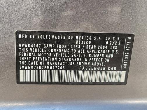 2023 Volkswagen Jetta 1.5T S