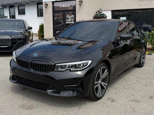 Black 2020 BMW 330 330i Sedan 4D