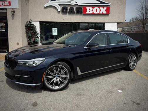 Blue 2019 BMW 740 740i Sedan 4D