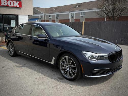 Blue 2019 BMW 740 740i Sedan 4D