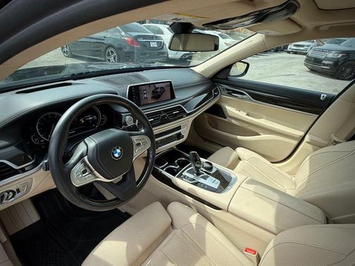 Blue 2019 BMW 740 740i Sedan 4D