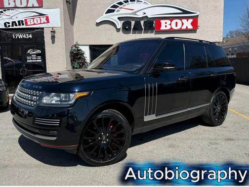 Black 2014 Land Rover Range Rover 5.0L Supercharged Autobiography