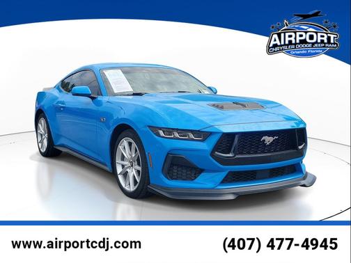 Grabber Blue Metallic 2024 Ford Mustang GT Premium
