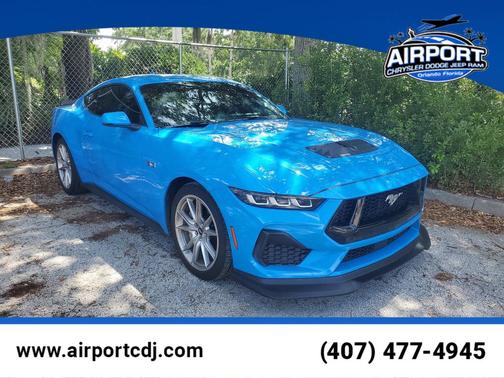 Grabber Blue Metallic 2024 Ford Mustang GT Premium