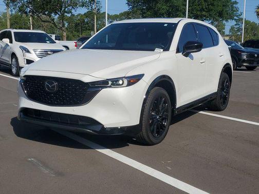 Rhodium White Metallic 2025 Mazda CX-5 2.5 Carbon Turbo