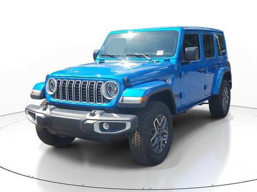 Hydro Blue Pearlcoat 2026 Jeep Wrangler 4-Door Sahara 4x4