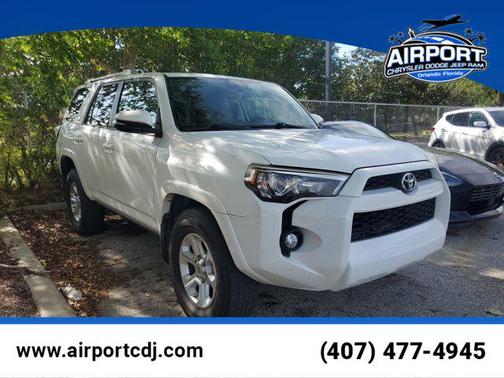 Super White 2017 Toyota 4Runner SR5