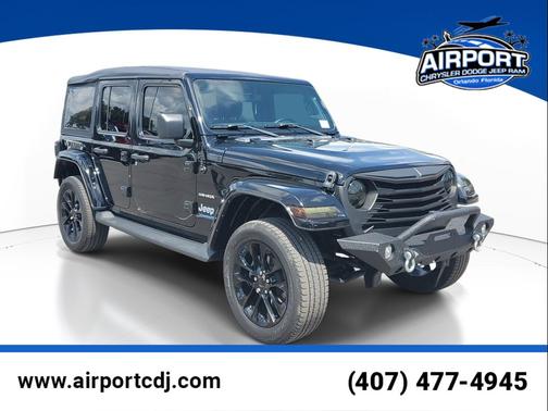 Black Clearcoat 2022 Jeep Wrangler Unlimited 4xe Sahara