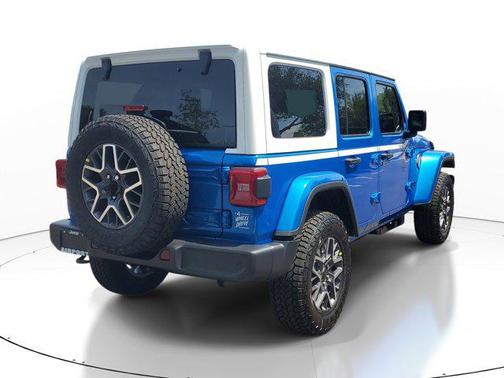 Hydro Blue Pearlcoat 2026 Jeep Wrangler 4-Door Sahara 4x4