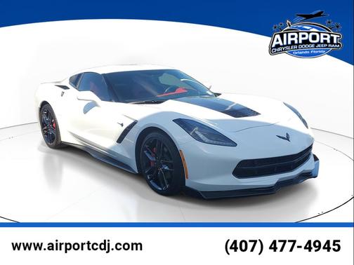 Arctic White 2019 Chevrolet Corvette Stingray