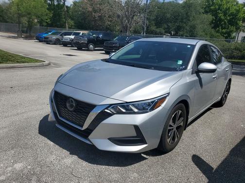 Brilliant Silver Metallic 2021 Nissan Sentra SV