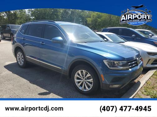 Blue Metallic 2018 Volkswagen Tiguan 2.0T SEL