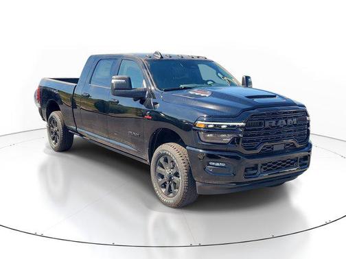 Diamond Black Crystal Pearlcoat 2026 RAM 3500 Laramie Mega Cab 4x4 6'4' Box