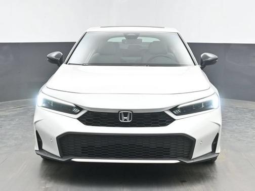 Platinum White Pearl 2025 Honda Civic Hybrid
