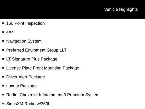 Black 2023 Chevrolet Tahoe LT