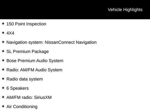 Black 2022 Nissan Pathfinder SL