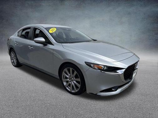 Sonic Silver Metallic 2019 Mazda Mazda3 AWD w/Preferred Package