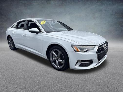 Glacier White Metallic 2024 Audi A6 45 Premium