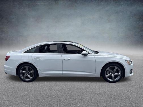 Glacier White Metallic 2024 Audi A6 45 Premium