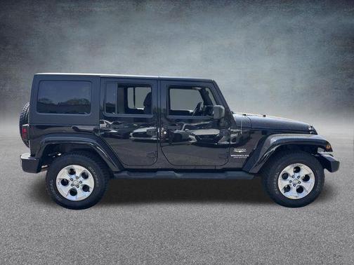 Black Clearcoat 2015 Jeep Wrangler Unlimited Sahara
