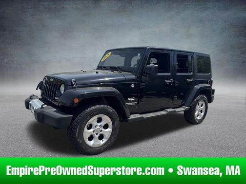 Black Clearcoat 2015 Jeep Wrangler Unlimited Sahara