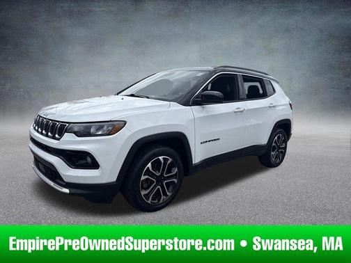 Bright White Clearcoat 2023 Jeep Compass Limited