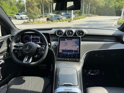 Graphite Grey Metallic 2025 Mercedes-Benz AMG GLC 63 S E Performance 4MATIC Coupe