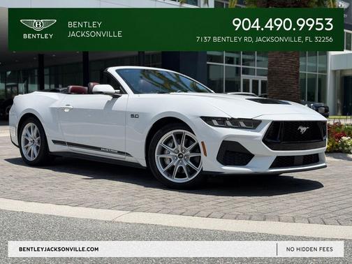 Oxford White 2025 Ford Mustang GT Premium