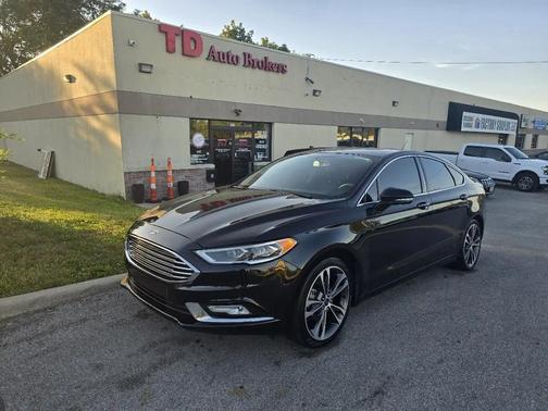 Shadow Black 2018 Ford Fusion Titanium