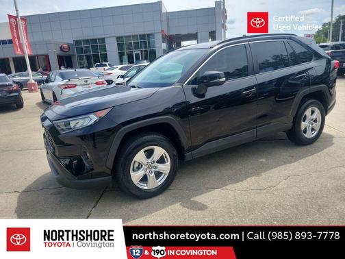 Midnight Black Metallic 2021 Toyota RAV4 XLE