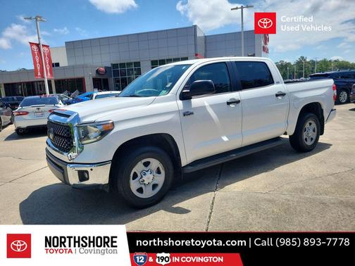 Super White 2021 Toyota Tundra SR5